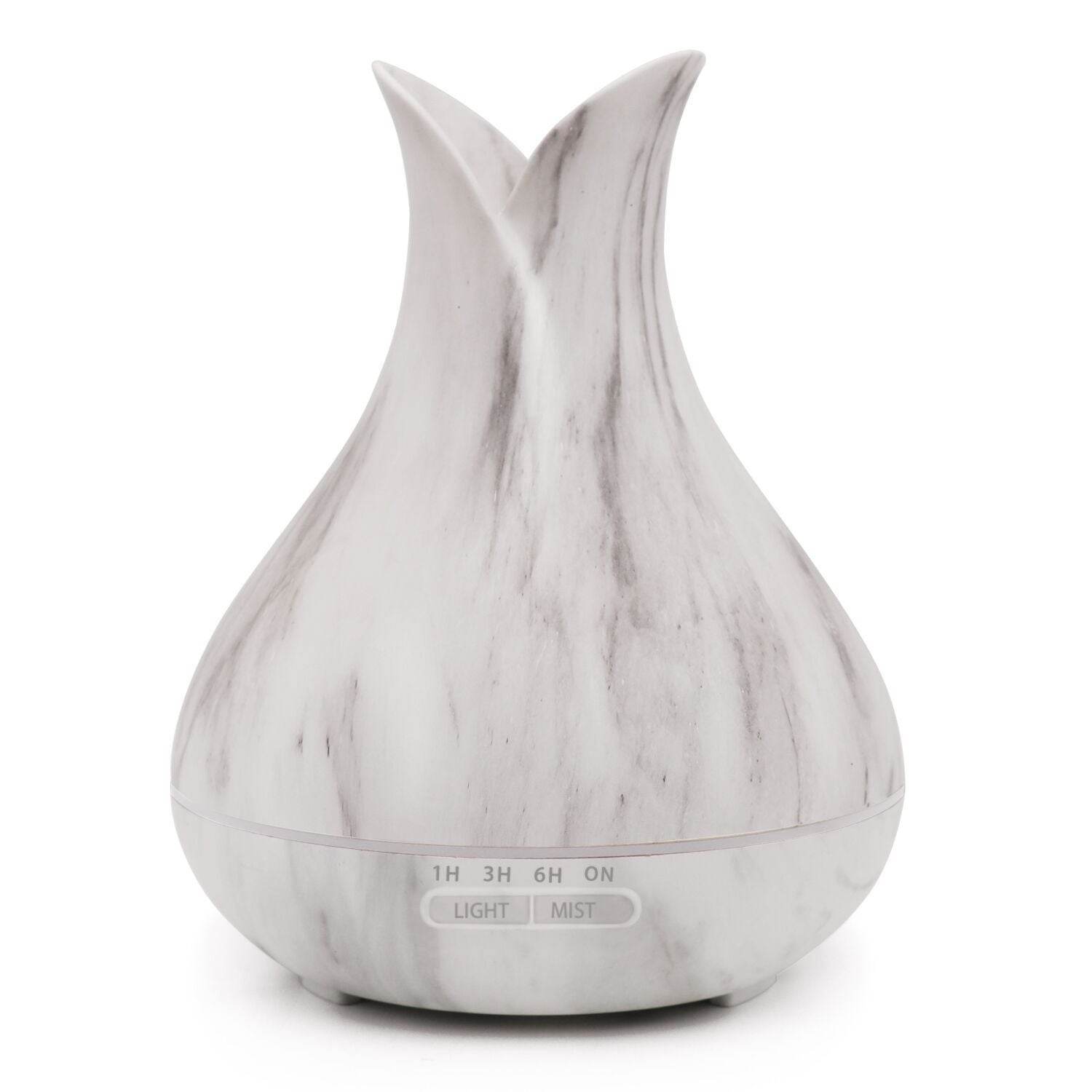 Humidifier Diffuser Aromatic for Home - Wood Grain Aromatherapy with LED Light and Silent Operation - Flowly Home