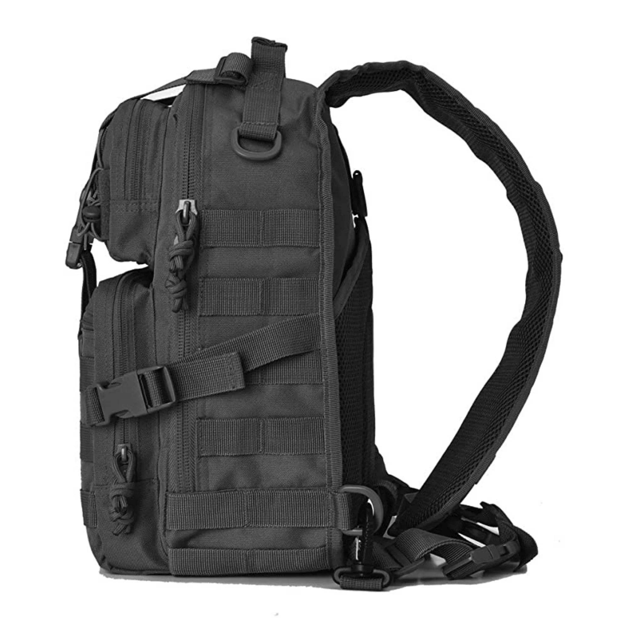 Jupitergear Tactical Sling Backpack 15L Molle Military Shoulder Bag Outdoor Daypack with Adjustable Strap - Flowly Home