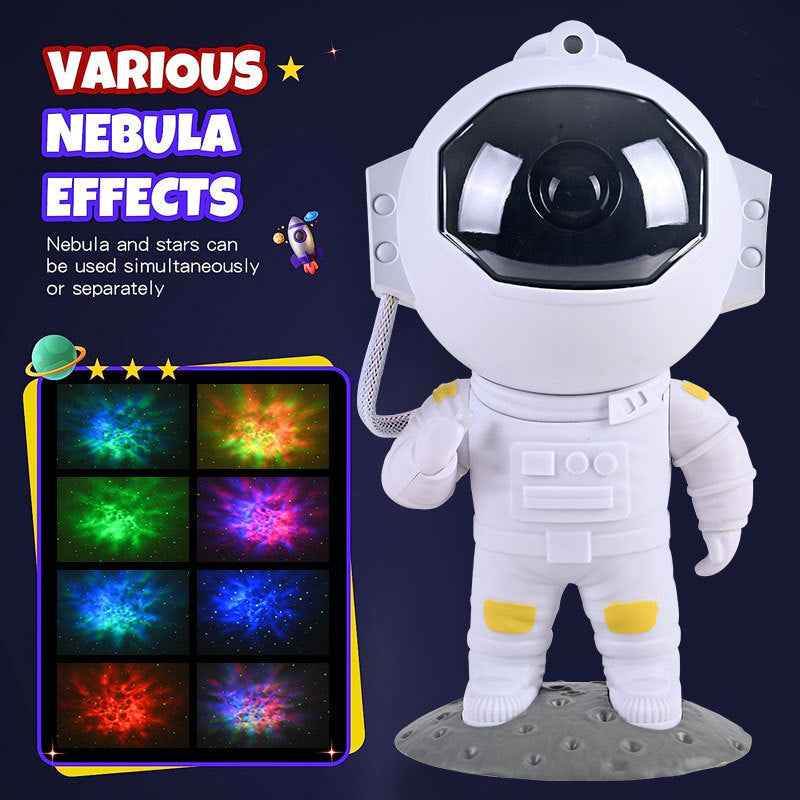 Galaxy Star Projector - Astronaut Lamp for Bedroom Decor, Starry Sky Night Light and Home Decoration Gift - Flowly Home