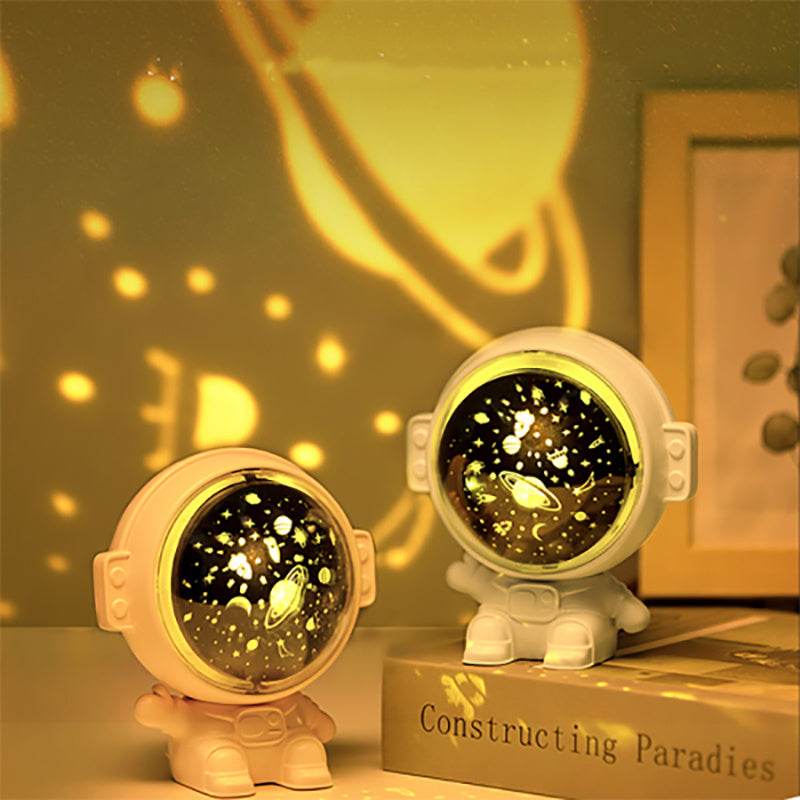 Galaxy Star Projector Astronaut Lamp - Starry Sky Night Light Gift for Kids and Babies - Flowly Home