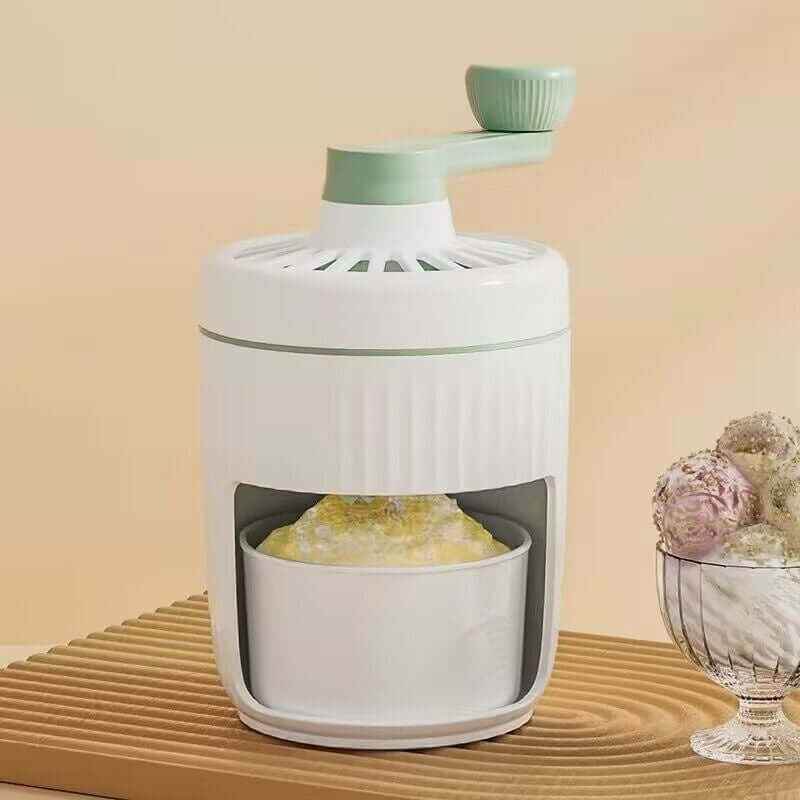 Hand-cranked Ice Crusher Small Household Ice Shaving Machine Kitchen Gadget - Flowly Home