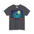 Halloween Spider Web Unisex Tee, Spooky T-Shirt for Family Gatherings, Perfect for Halloween Parties, Haunted House Attire, Everyday Wear - Flowly Home