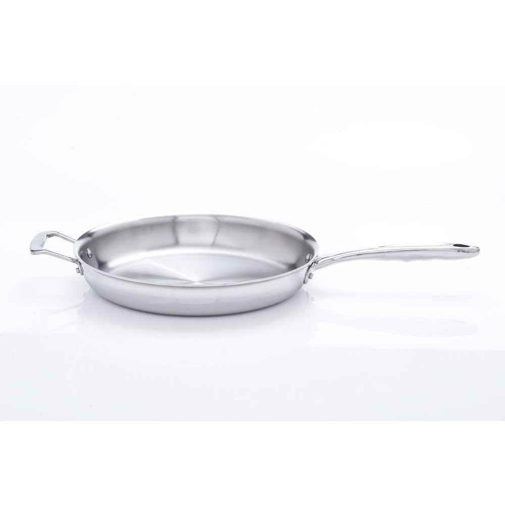 11.5 Inch Stainless Steel Fry Pan for Perfect Cooking - Flowly Home