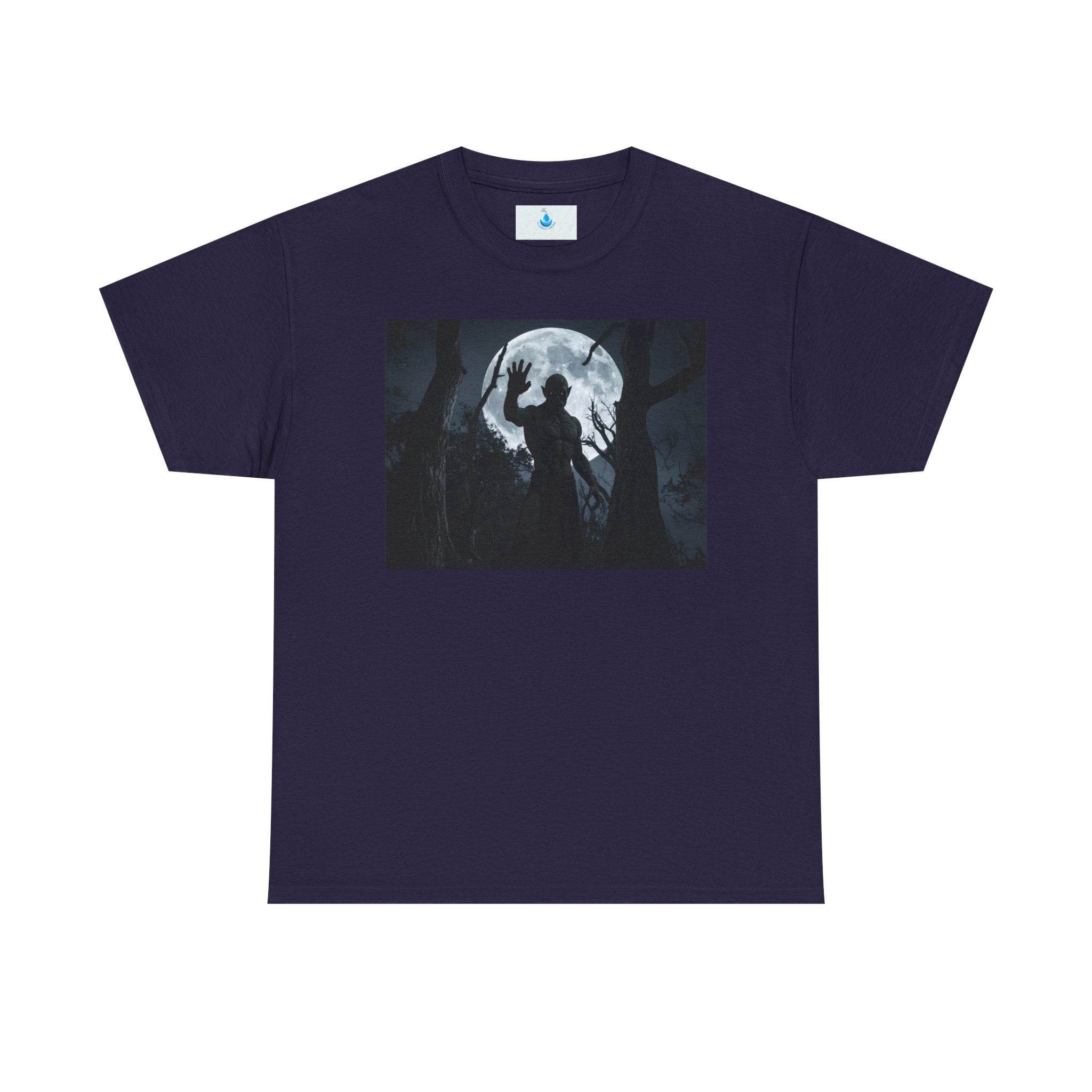 Spooky Moonlight Unisex Tee – Perfect for Halloween, Casual Wear, Ghost Lovers, or Night Out - Flowly Home