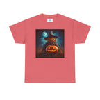 Halloween Scarecrow Tee | Unisex Heavy Cotton Tee, Fall Fashion, Pumpkin T-Shirt, Halloween Costume, Casual Wear - Flowly Home