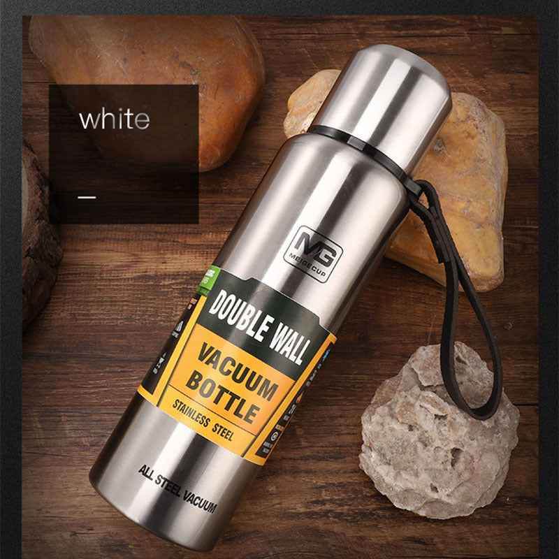 Stainless Steel Travel Mug - Insulated Outdoor Portable Water Cup - Flowly Home