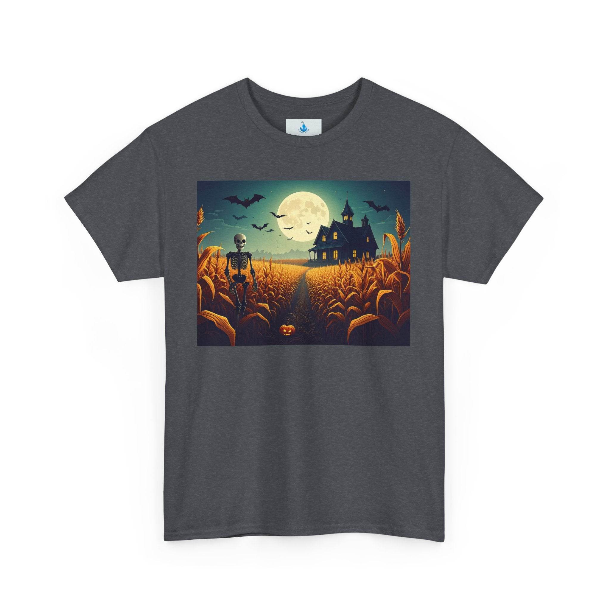 Spooky Halloween Tee, Unisex Graphic T-Shirt, Pumpkin Patch Shirt, Ghostly Design Apparel, Fall Fashion Top, Perfect for Halloween Parties - Flowly Home