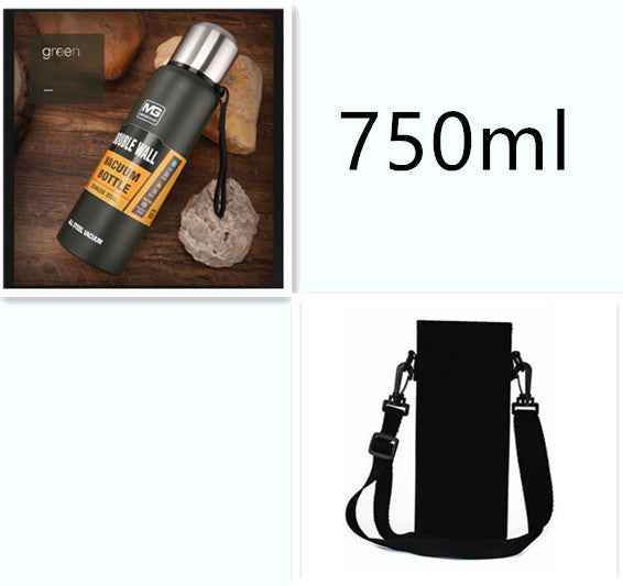Stainless Steel Travel Mug - Insulated Outdoor Portable Water Cup - Flowly Home
