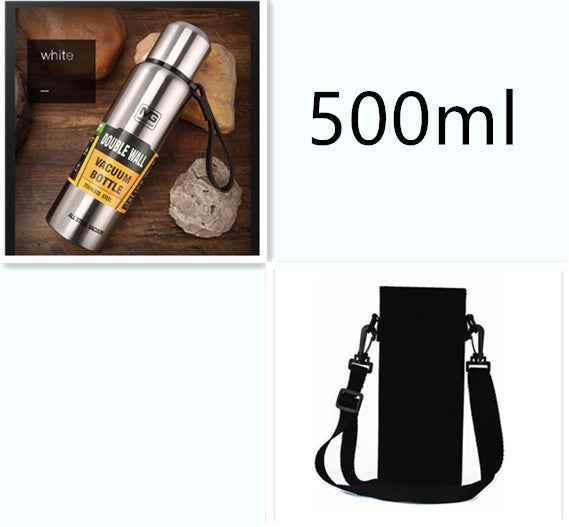 Stainless Steel Travel Mug - Insulated Outdoor Portable Water Cup - Flowly Home