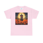 Halloween Witch Tee, Spooky Unisex T-Shirt, Fall Festival Shirt, Pumpkin Graphic Top, Halloween Costume - Flowly Home