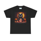Halloween Cat T-Shirt - Spooky Unisex Tee for Fall Fashion & Cat Lovers - Flowly Home