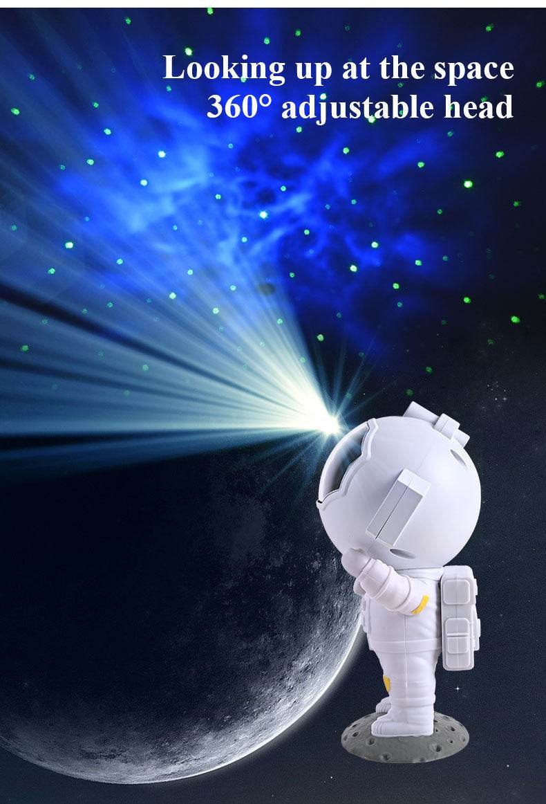 Galaxy Star Projector - Astronaut Lamp for Bedroom Decor, Starry Sky Night Light and Home Decoration Gift - Flowly Home