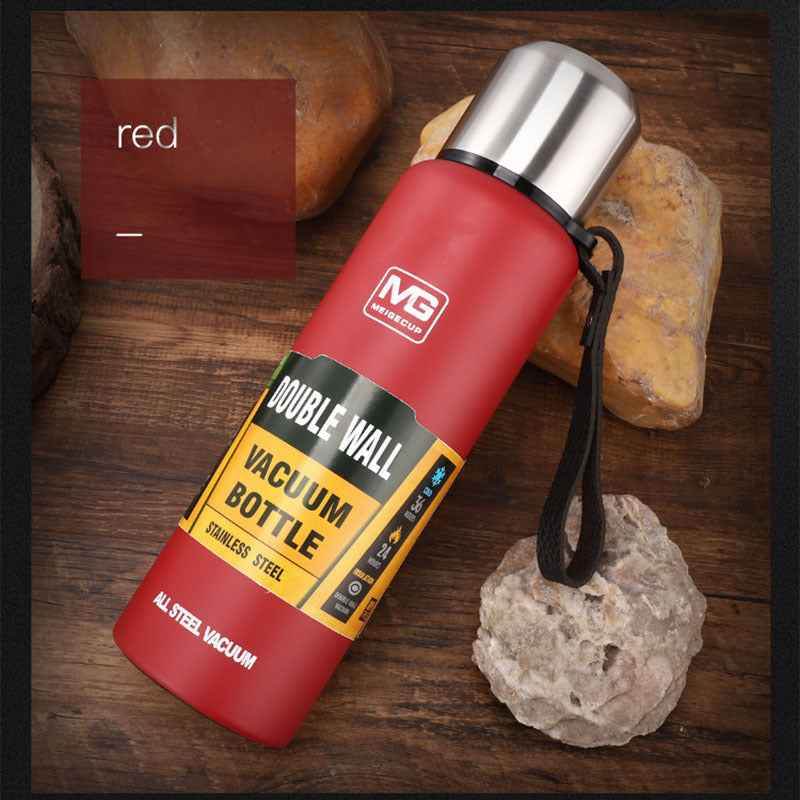 Stainless Steel Travel Mug - Insulated Outdoor Portable Water Cup - Flowly Home