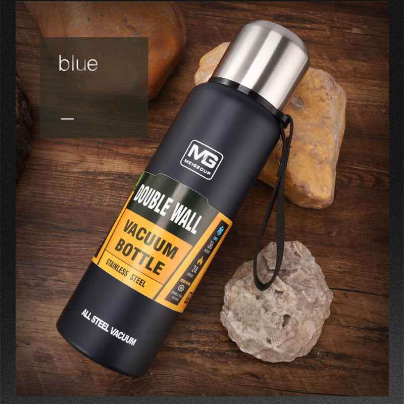 Stainless Steel Travel Mug - Insulated Outdoor Portable Water Cup - Flowly Home