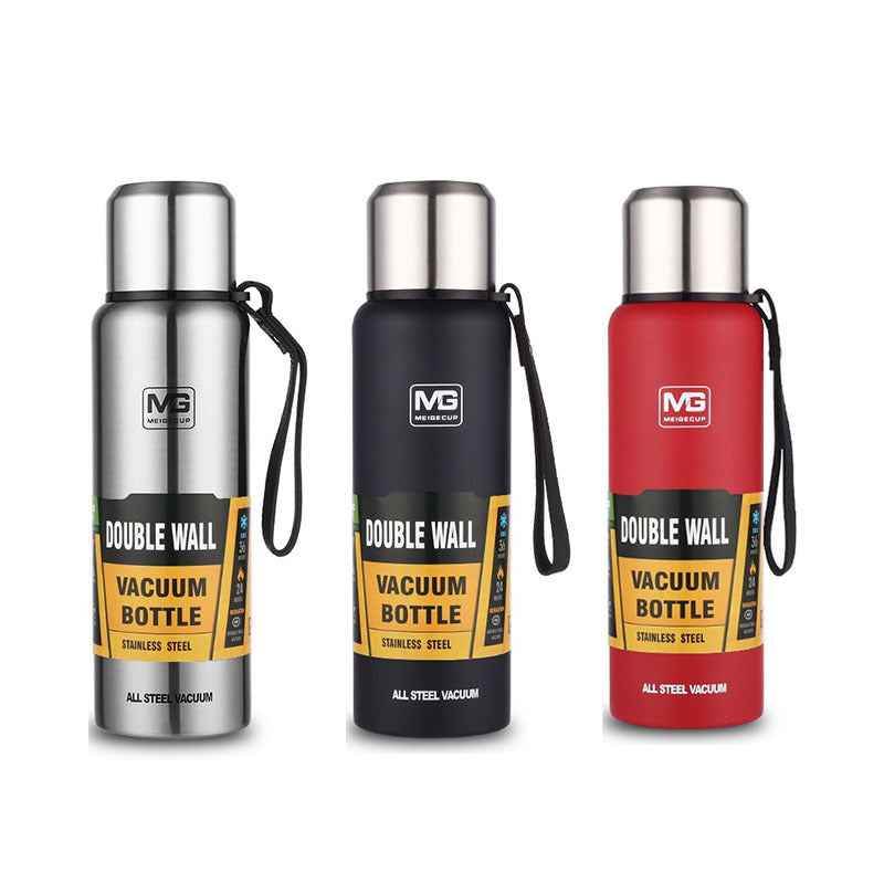 Stainless Steel Travel Mug - Insulated Outdoor Portable Water Cup - Flowly Home