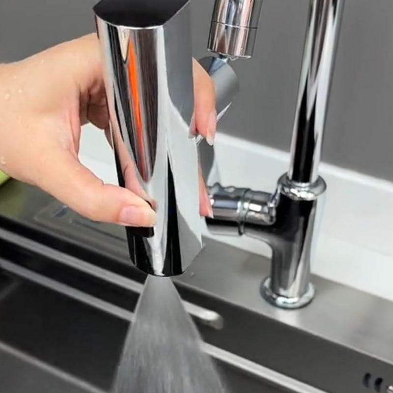 Kitchen Faucet Bubbler Attachment Rotating Splash Proof Waterfall Nozzle Extension - Flowly Home
