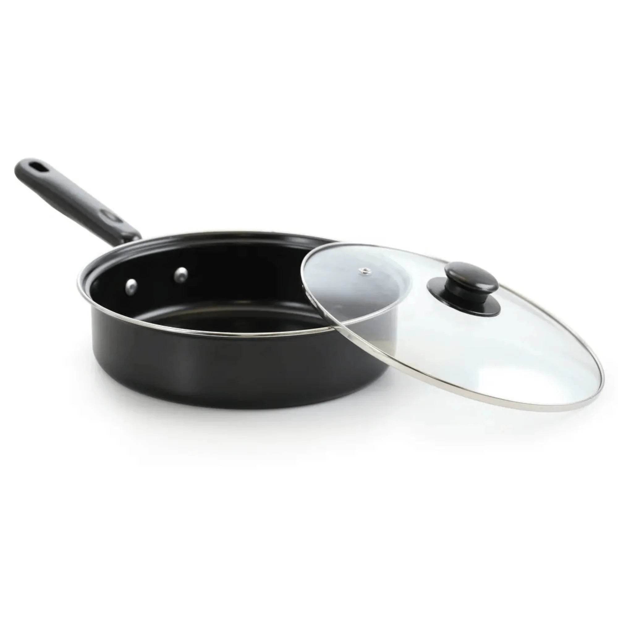 Better Chef Carbon Steel Cookware Set - 7-Piece Set with Glass Lids - Flowly Home