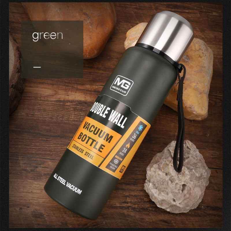 Stainless Steel Travel Mug - Insulated Outdoor Portable Water Cup - Flowly Home