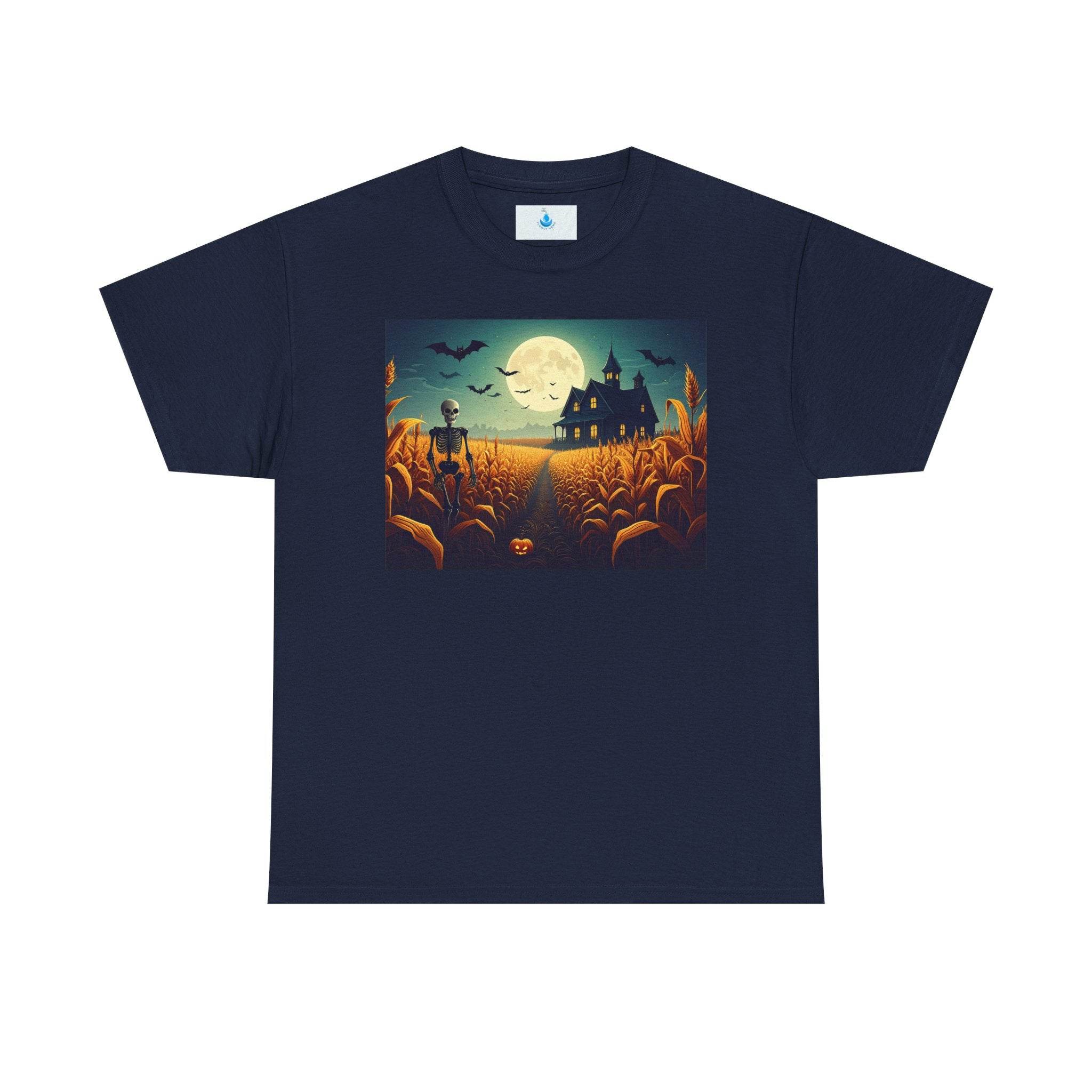 Spooky Halloween Tee, Unisex Graphic T-Shirt, Pumpkin Patch Shirt, Ghostly Design Apparel, Fall Fashion Top, Perfect for Halloween Parties - Flowly Home