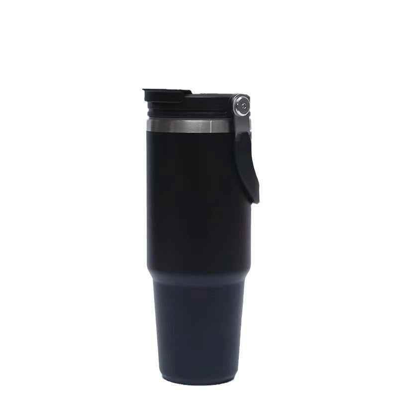Handheld Stainless Steel Insulated Cup - Dual Drink 304 Design - Flowly Home