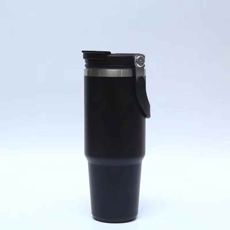 Handheld Stainless Steel Insulated Cup - Dual Drink 304 Design - Flowly Home