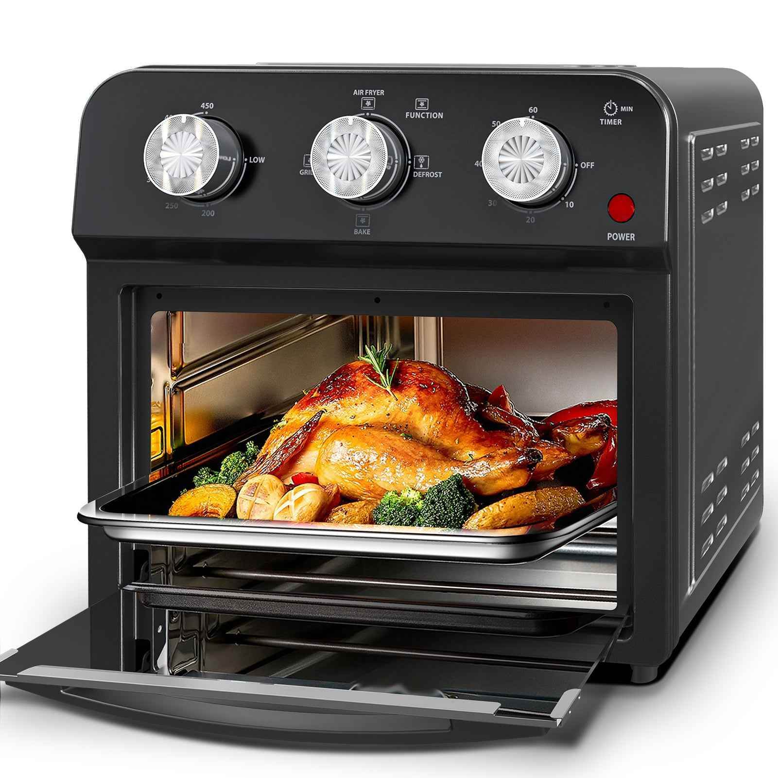 12.5 Qt Air Fryer - Versatile Multi-Function Cooking Grill for Air Frying, Baking, and Presets - Flowly Home