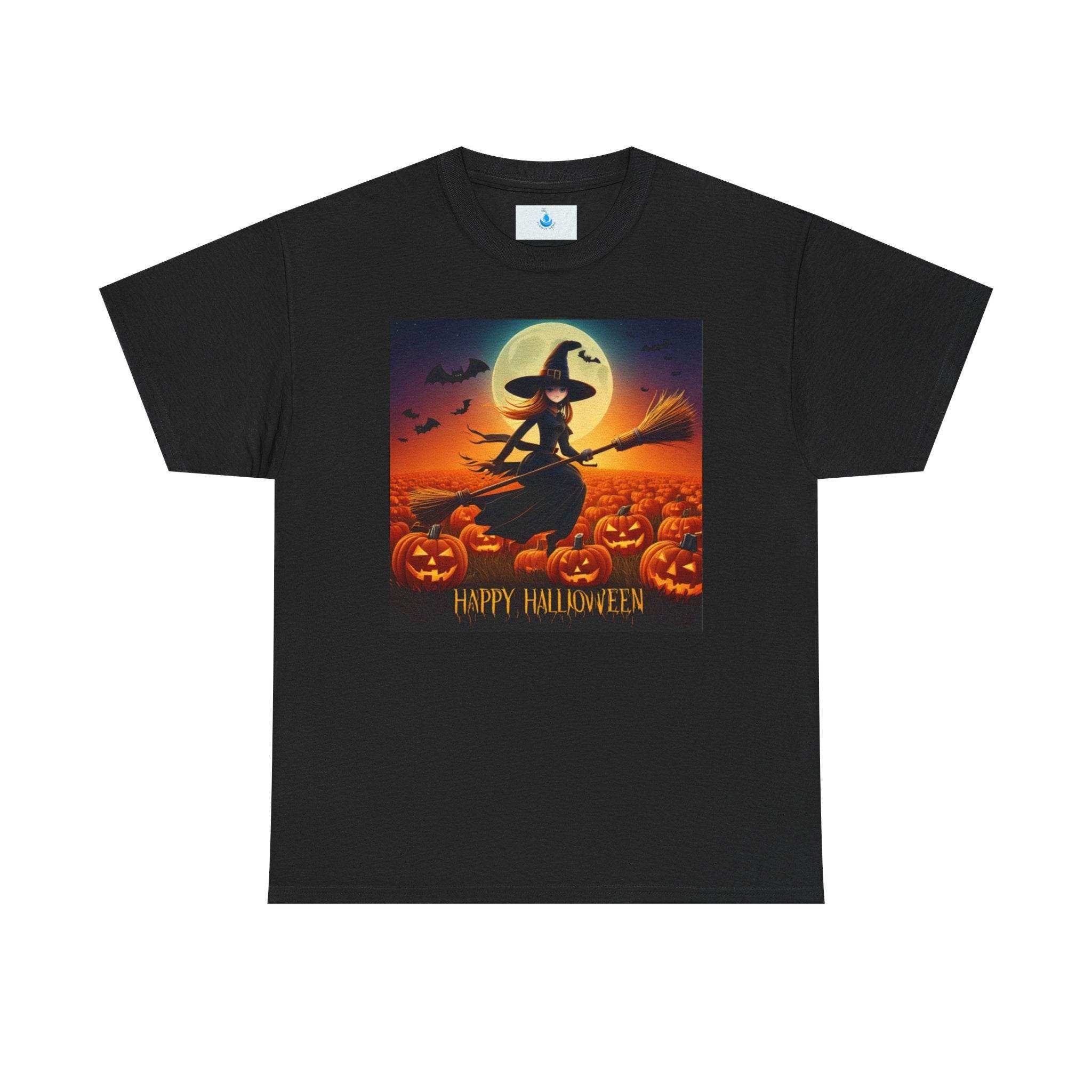 Halloween Witch Tee, Spooky Shirt, Unisex Halloween Costume, Fall Fashion, Trick-or-Treat Apparel, Pumpkin Patch Tee, October 31 Outfit - Flowly Home