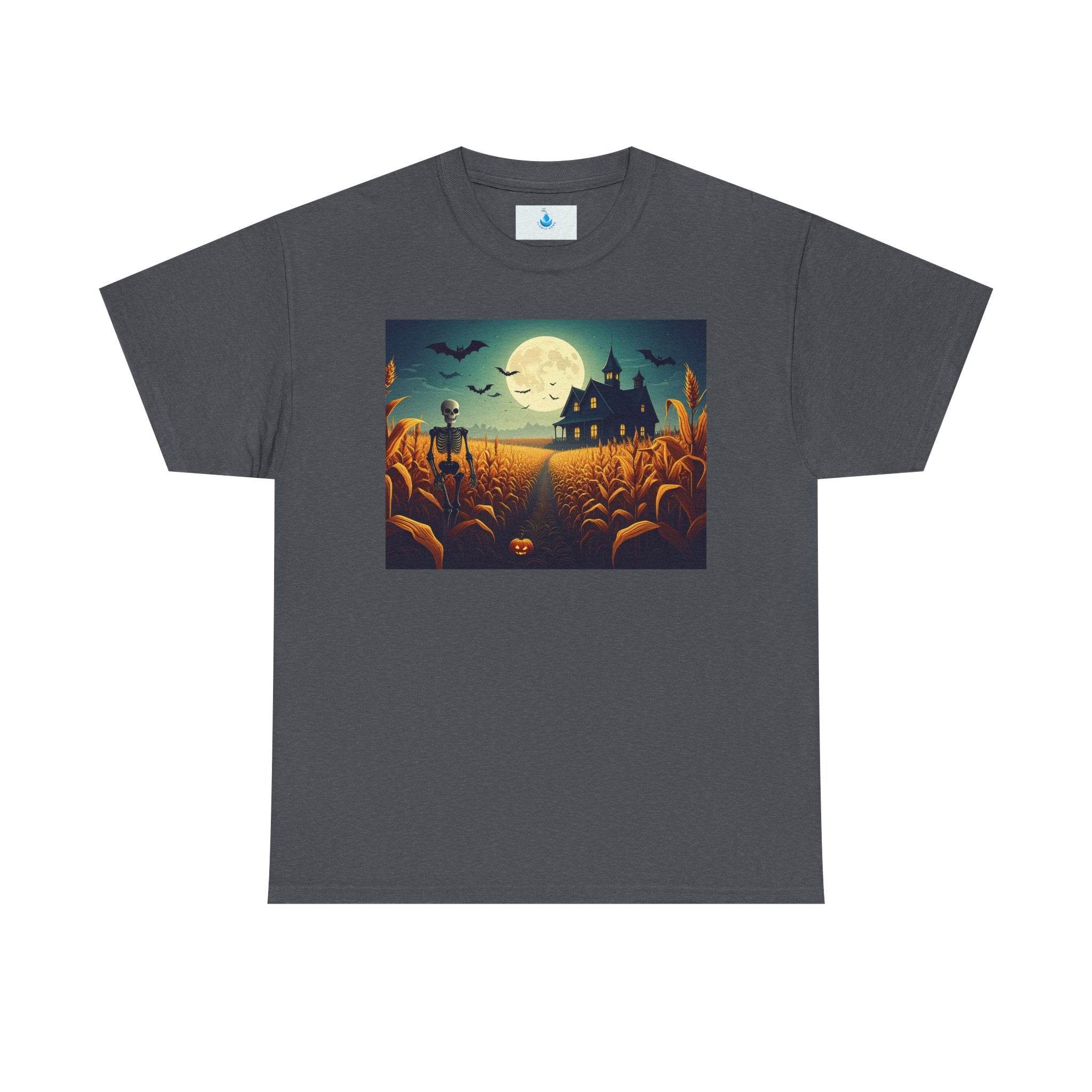 Spooky Halloween Tee, Unisex Graphic T-Shirt, Pumpkin Patch Shirt, Ghostly Design Apparel, Fall Fashion Top, Perfect for Halloween Parties - Flowly Home