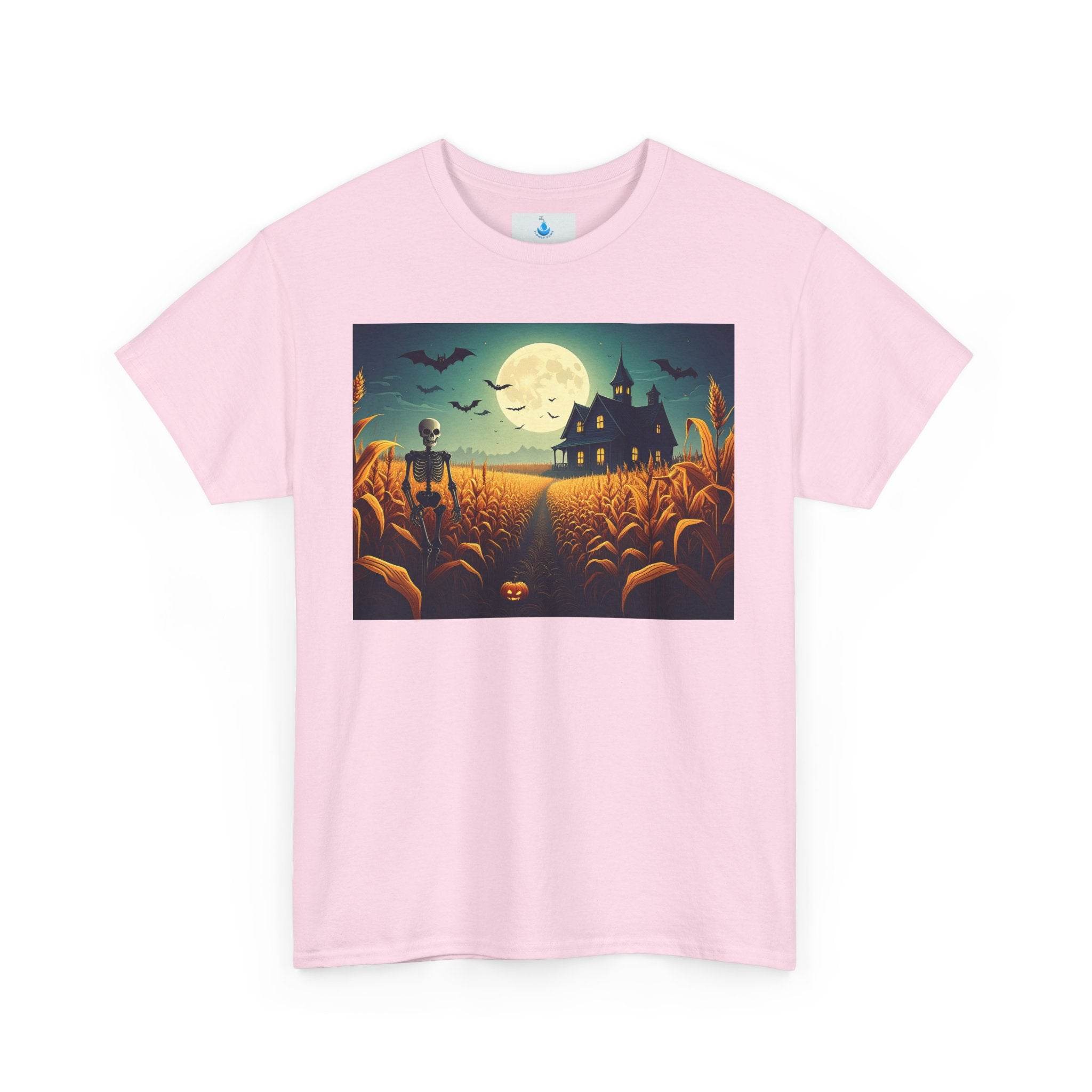 Spooky Halloween Tee, Unisex Graphic T-Shirt, Pumpkin Patch Shirt, Ghostly Design Apparel, Fall Fashion Top, Perfect for Halloween Parties - Flowly Home