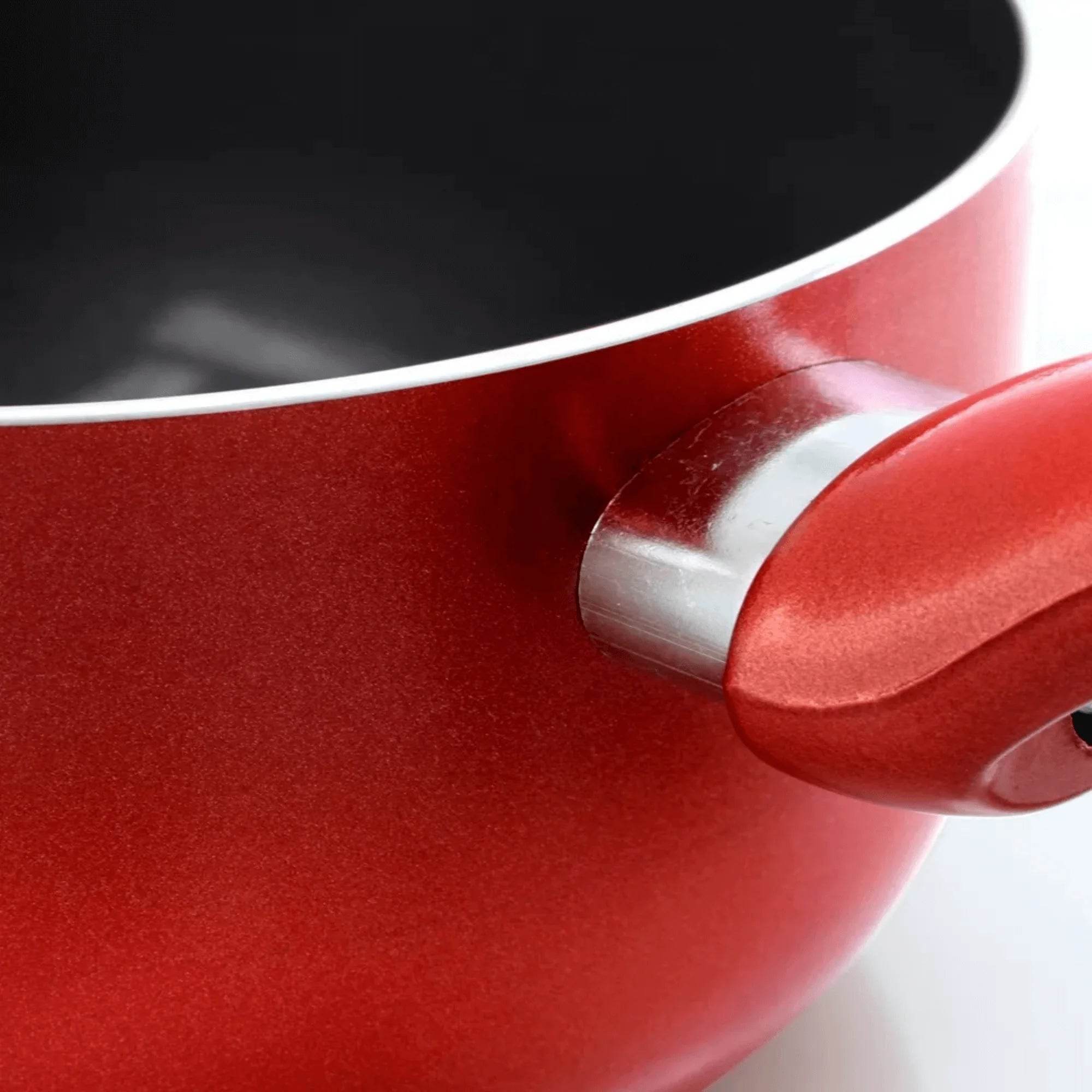 Better Chef Ceramic-Coated Saucepan 1.5Qt with Glass Lid - Premium Ceramic-Coated Cookware - Flowly Home