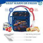 Mexs Kids Insulated Lunch Bag Reusable Lunch Box Portable Cooler for School Boys and Girls - Flowly Home
