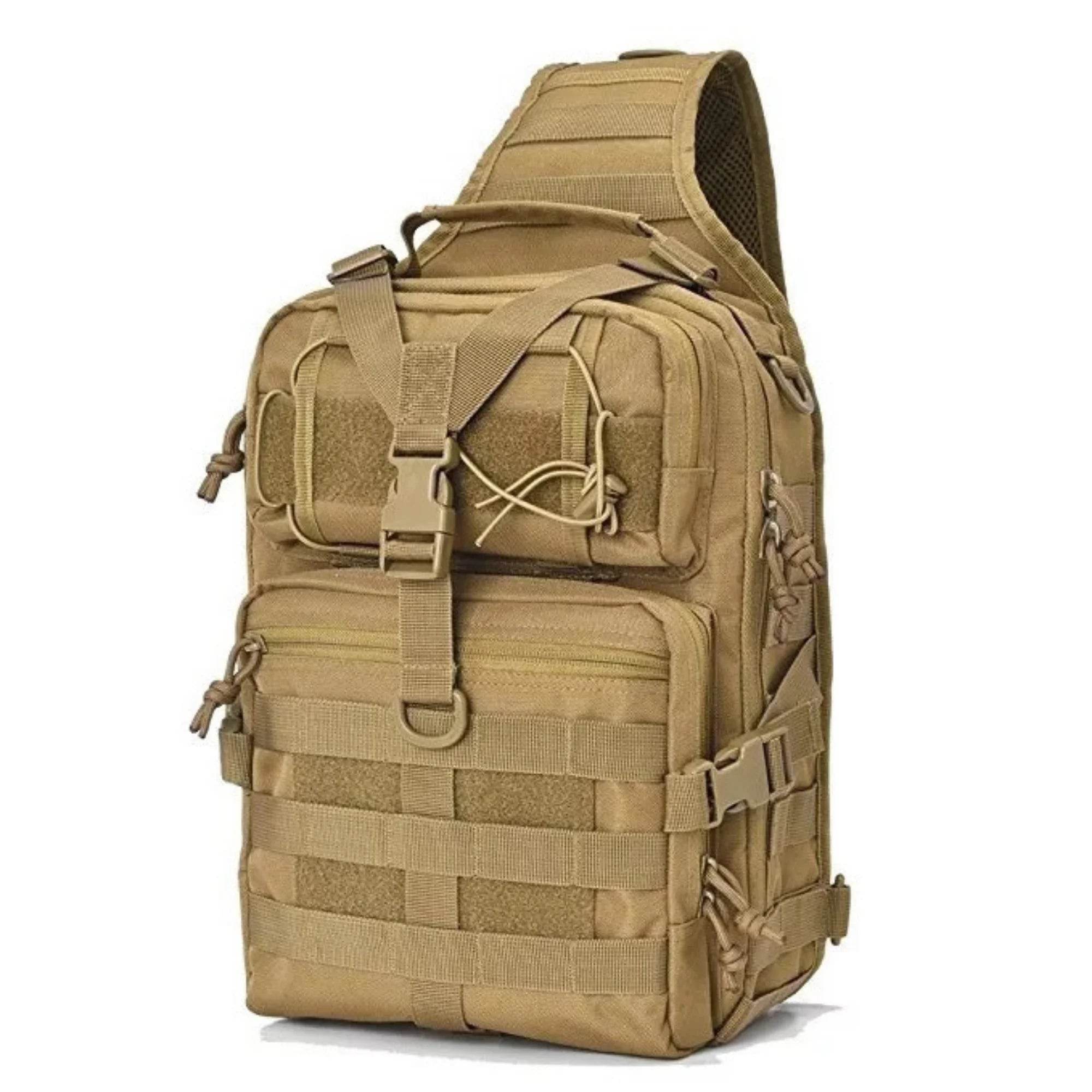 Jupitergear Tactical Sling Backpack 15L Molle Military Shoulder Bag Outdoor Daypack with Adjustable Strap - Flowly Home