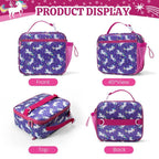 Mexs Kids Insulated Lunch Bag Reusable Lunch Box Portable Cooler for School Boys and Girls - Flowly Home