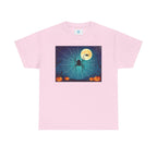Halloween Spider Web Unisex Tee, Spooky T-Shirt for Family Gatherings, Perfect for Halloween Parties, Haunted House Attire, Everyday Wear - Flowly Home