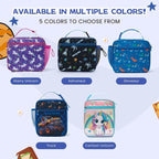 Mexs Kids Insulated Lunch Bag Reusable Lunch Box Portable Cooler for School Boys and Girls - Flowly Home