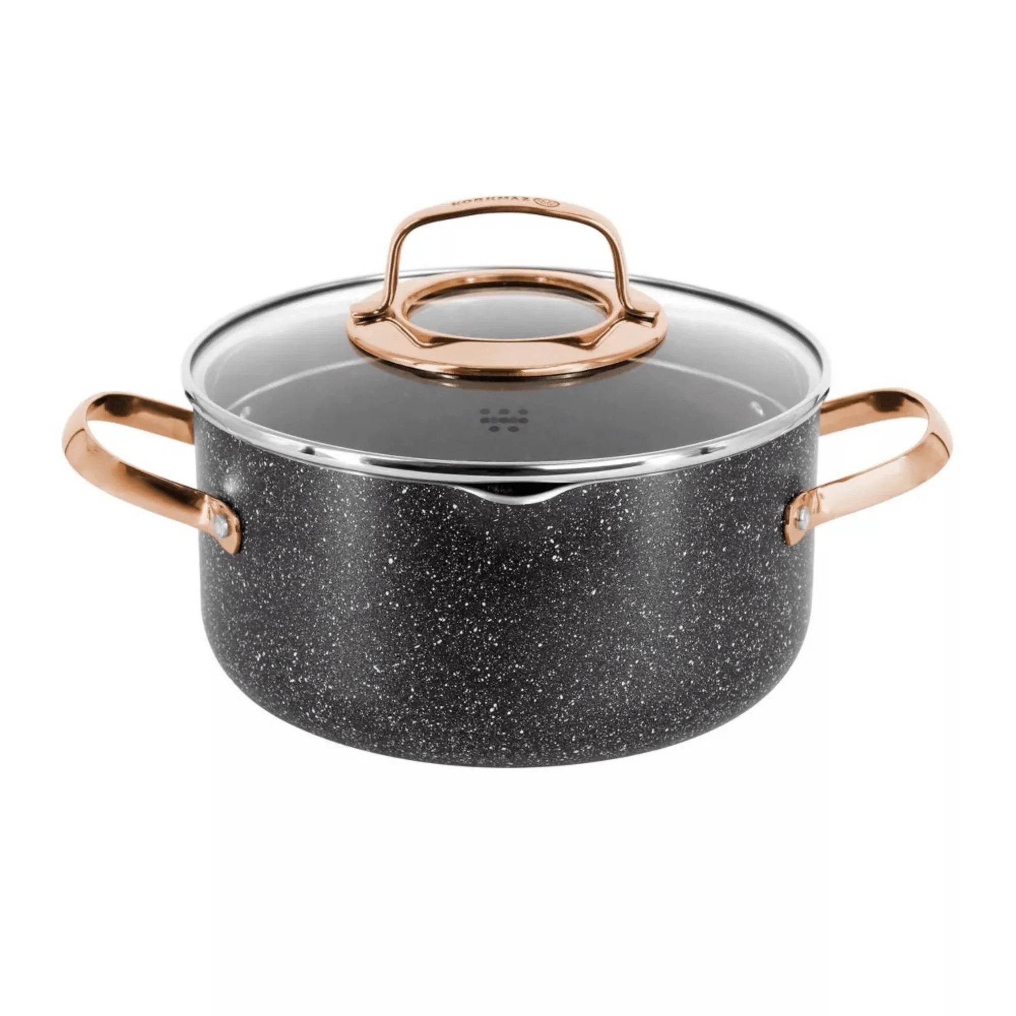 Korkmaz Galaksi Cookware Set - 7 Piece Non Stick Aluminum Cookware Set - Flowly Home