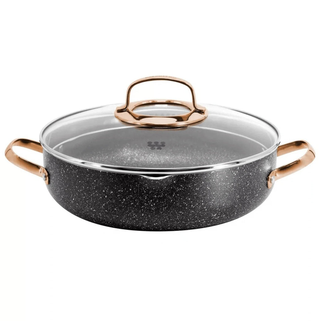 Korkmaz Galaksi Cookware Set - 7 Piece Non Stick Aluminum Cookware Set - Flowly Home