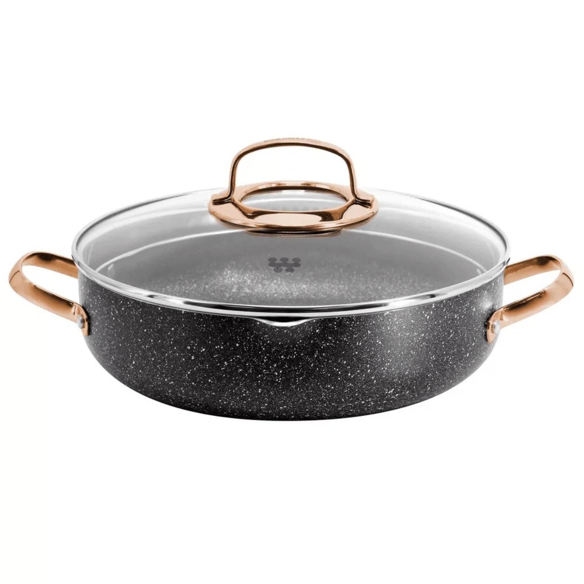 Korkmaz Galaksi Cookware Set - 7 Piece Non Stick Aluminum Cookware Set - Flowly Home