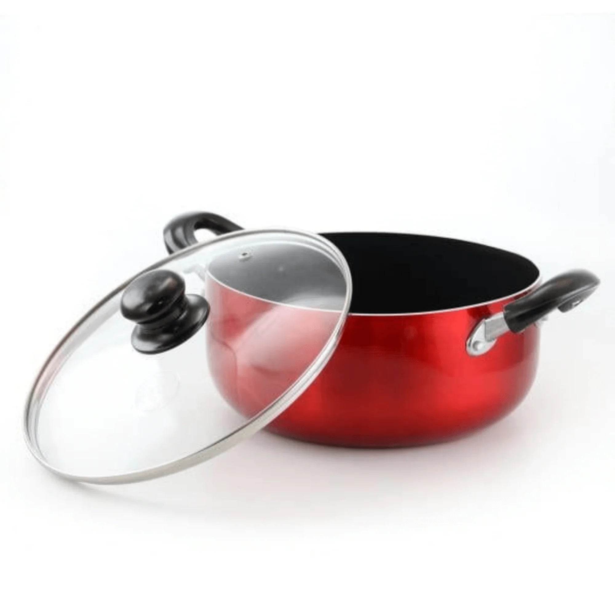 Better Chef Non-Stick Aluminum Cookware Set - 7-Piece with Durable Bakelite Handles for Easy Cooking - Flowly Home