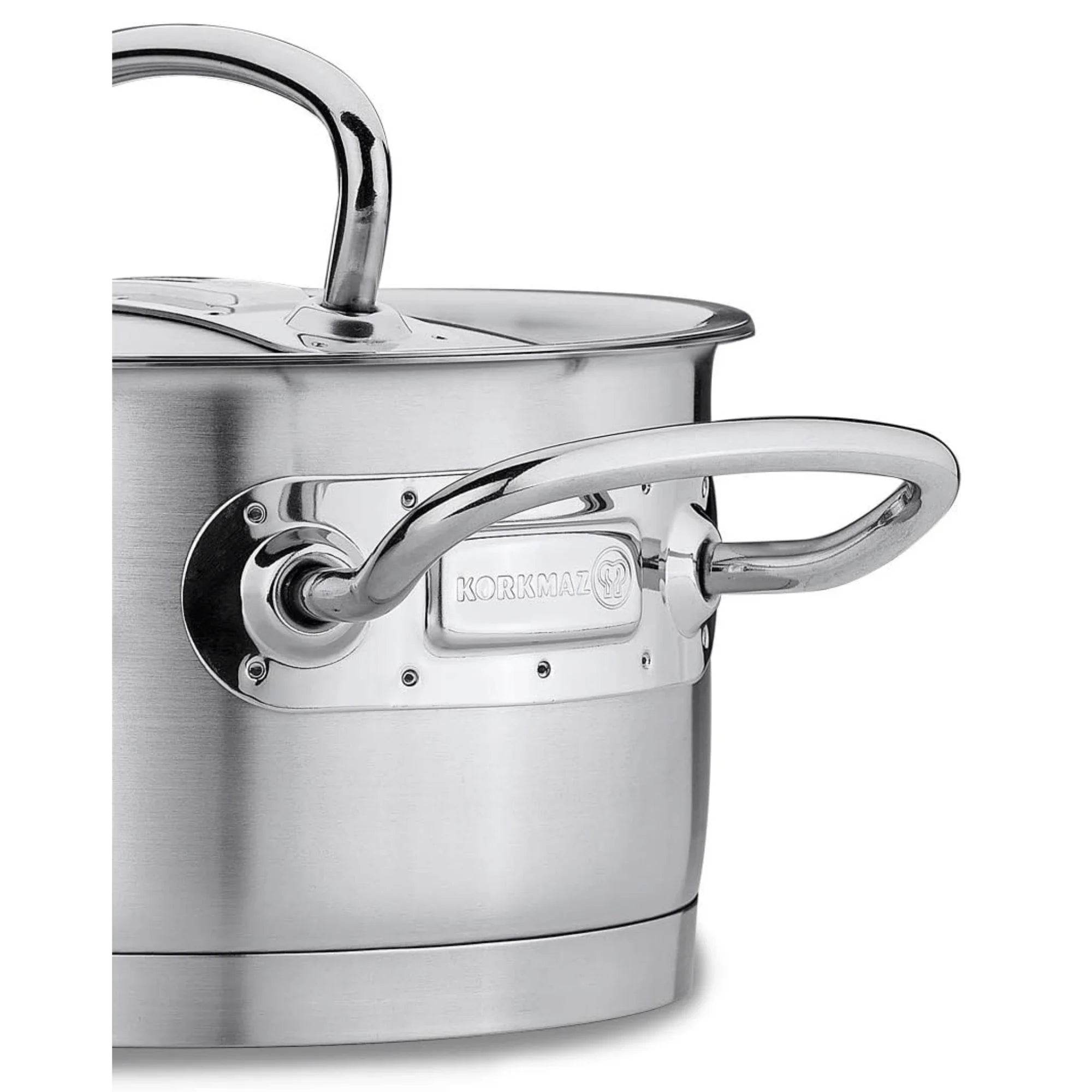 Korkmaz Proline Casserole 2.7L Extra Deep with Lid - Flowly Home