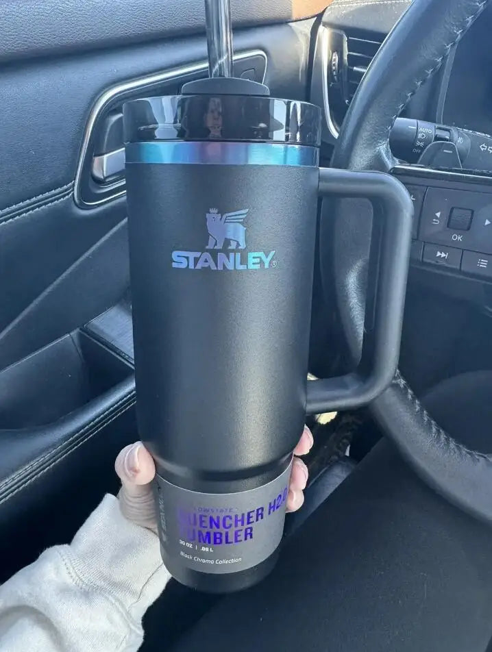 Stanley Quencher Tumbler 40 oz with Handle and Straw - Flowstate 3-Position Lid, Travel and Cup Holder Compatible