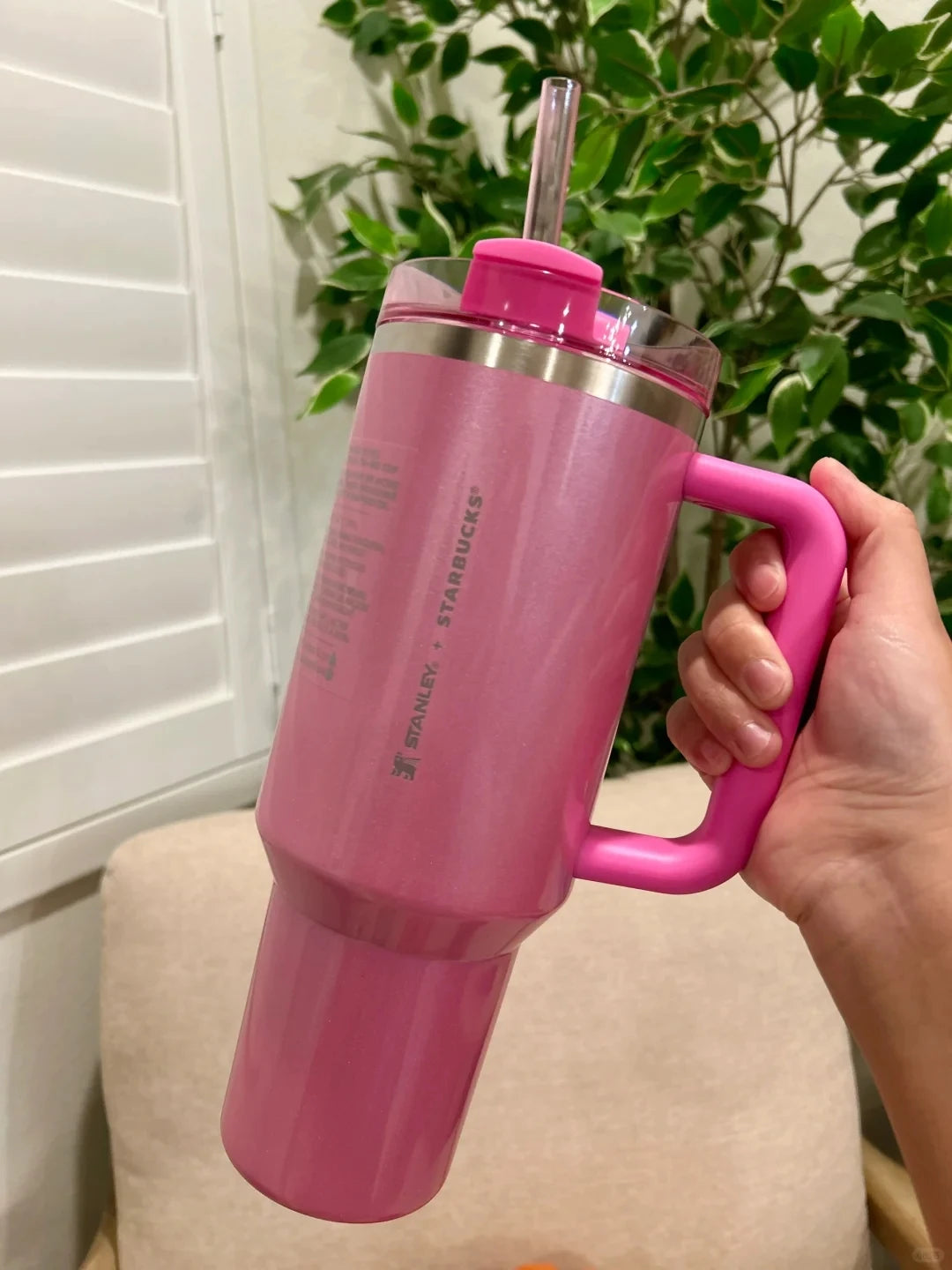 Stanley Quencher Tumbler 40 oz with Handle and Straw - Flowstate 3-Position Lid, Travel and Cup Holder Compatible