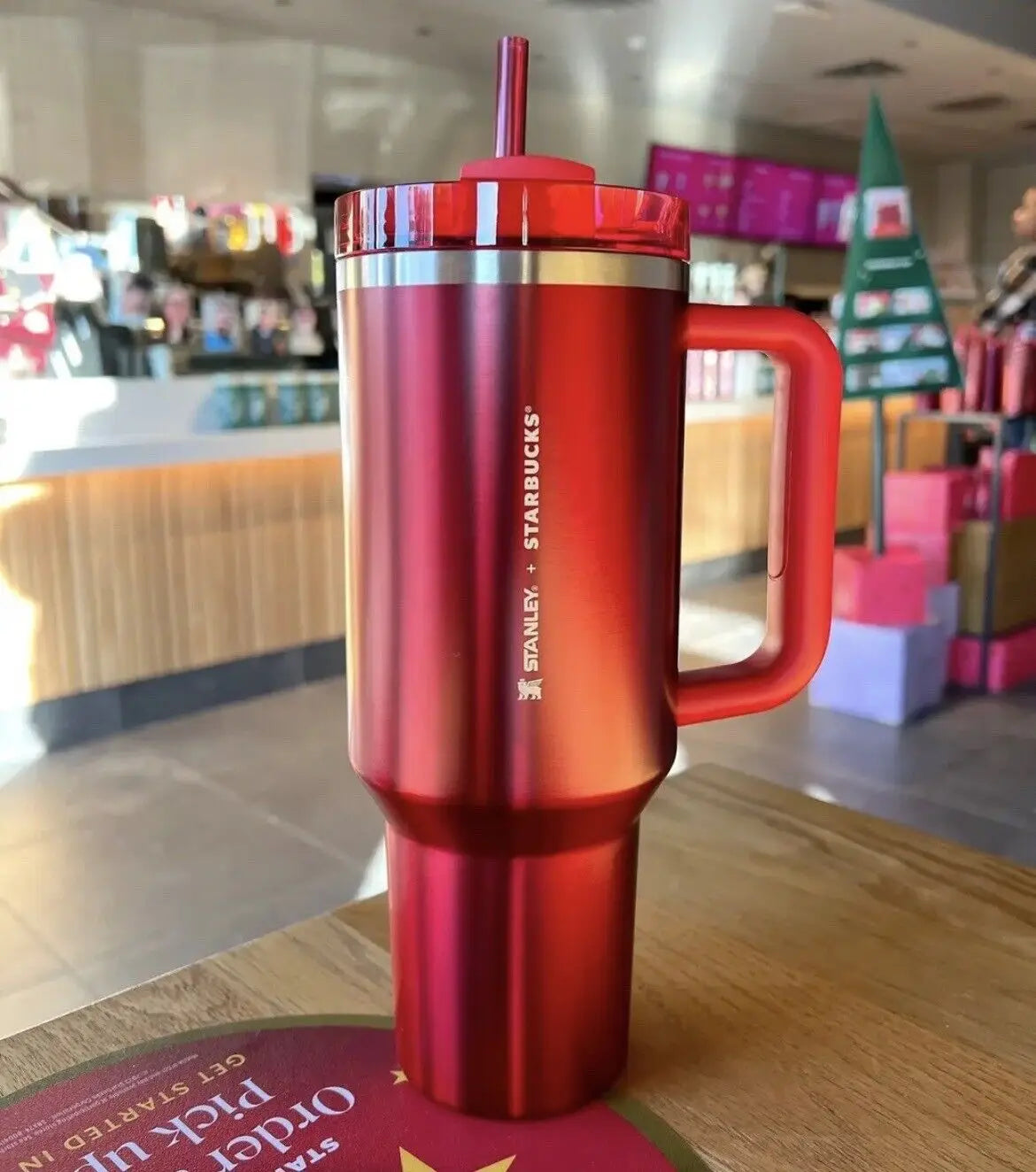 Stanley Quencher Tumbler 40 oz with Handle and Straw - Flowstate 3-Position Lid, Travel and Cup Holder Compatible