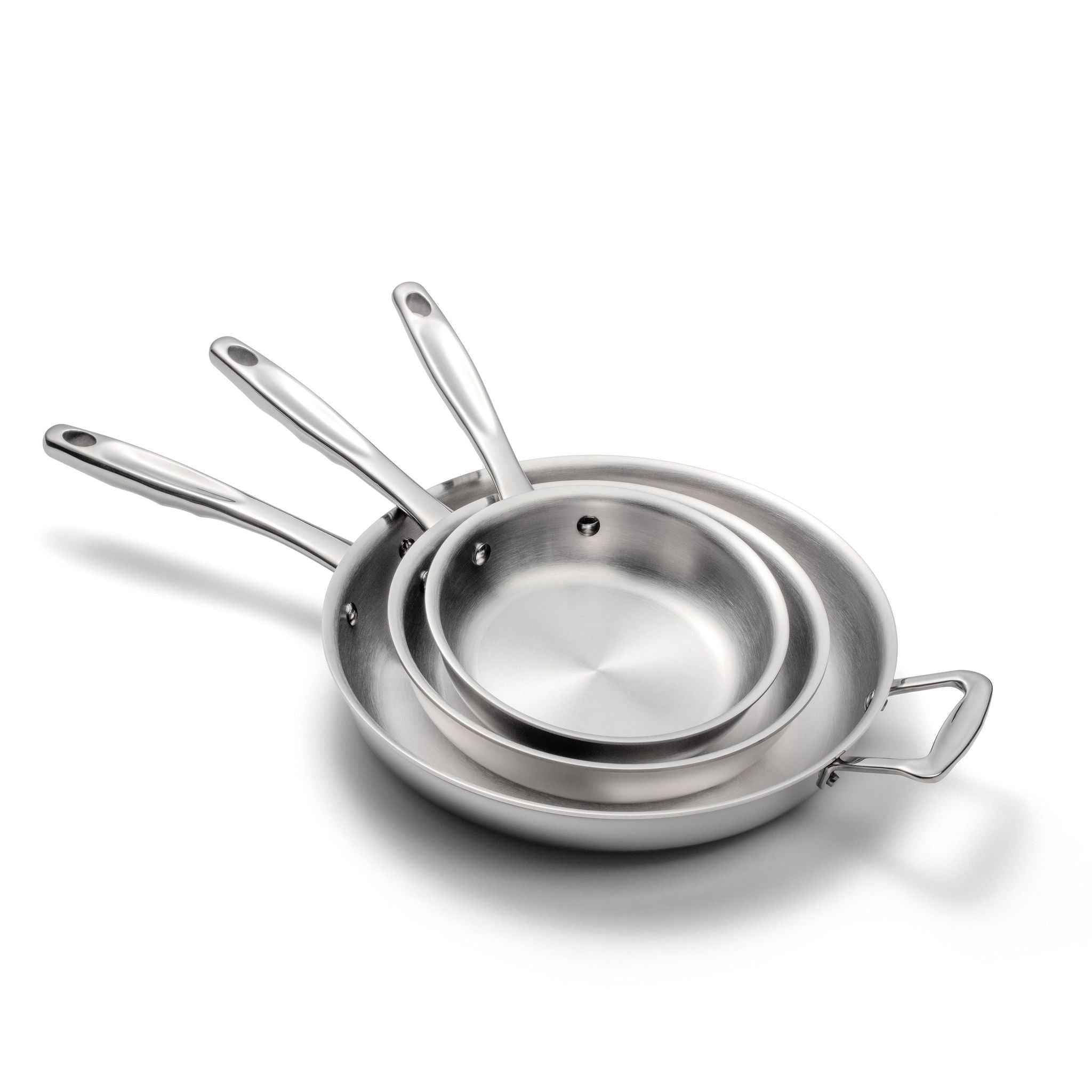 3 Piece Fry Pan Set for Perfect Cooking and Versatile Recipes - Flowly Home