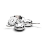 6 Piece Stainless Steel Cookware Set for Efficient Cooking - Flowly Home