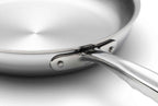 11.5 Inch Stainless Steel Fry Pan for Perfect Cooking - Flowly Home