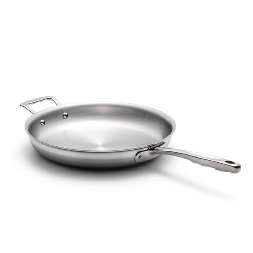 11.5 Inch Stainless Steel Fry Pan for Perfect Cooking - Flowly Home