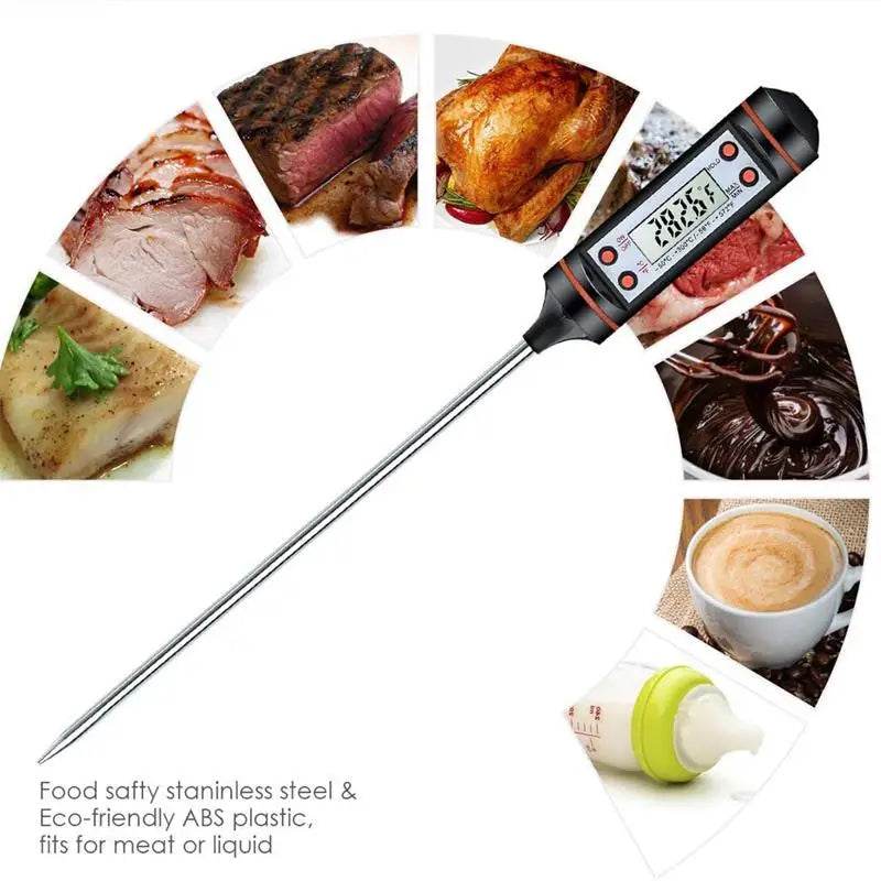 Food Baking Digital Kitchen Thermometer Electronic Probe BBQ Temperature Measuring Pen - Flowly Home