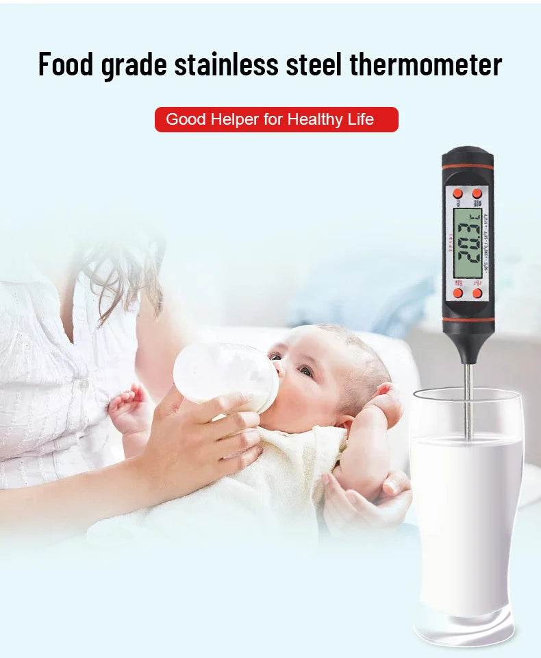 Food Baking Digital Kitchen Thermometer Electronic Probe BBQ Temperature Measuring Pen - Flowly Home