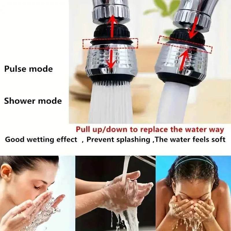360° Rotating Faucet Head for Maximum Kitchen Flexibility - Flowly Home